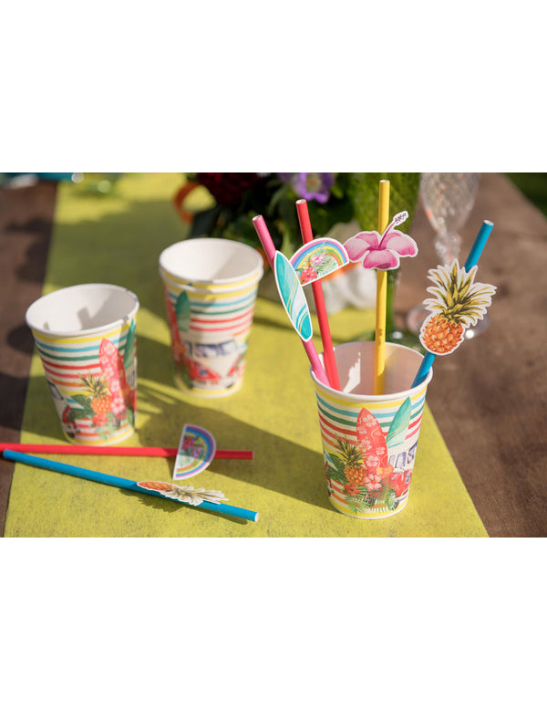 10 ALOHA CARDBOARD CUPA 7,8 x 9,7 cm