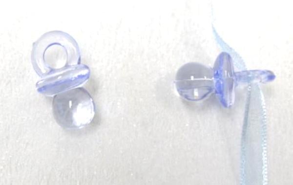 10 plastičnih duda u svijetloplavoj boji od pleksiglasa 2,5 cm za dekoraciju