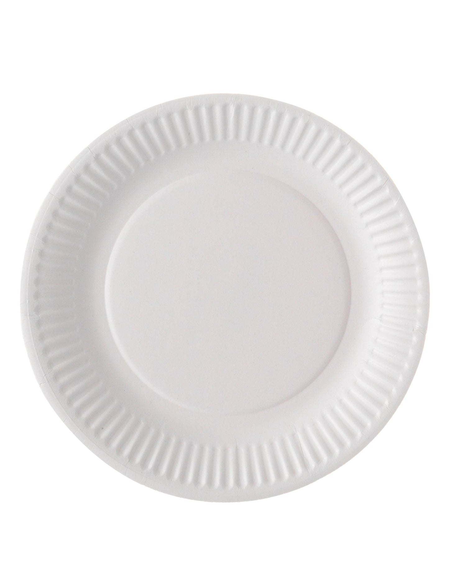 100 malih bijelih kartonskih tanjura 18 cm kompostabilno