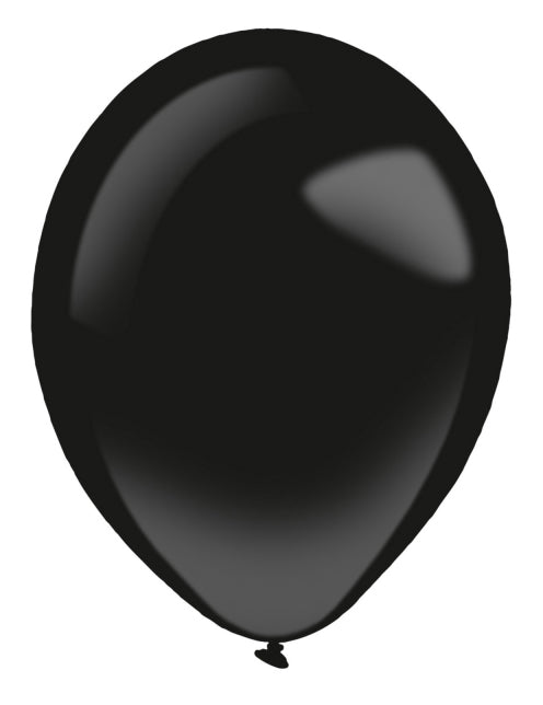 100 crnih balona 27 cm