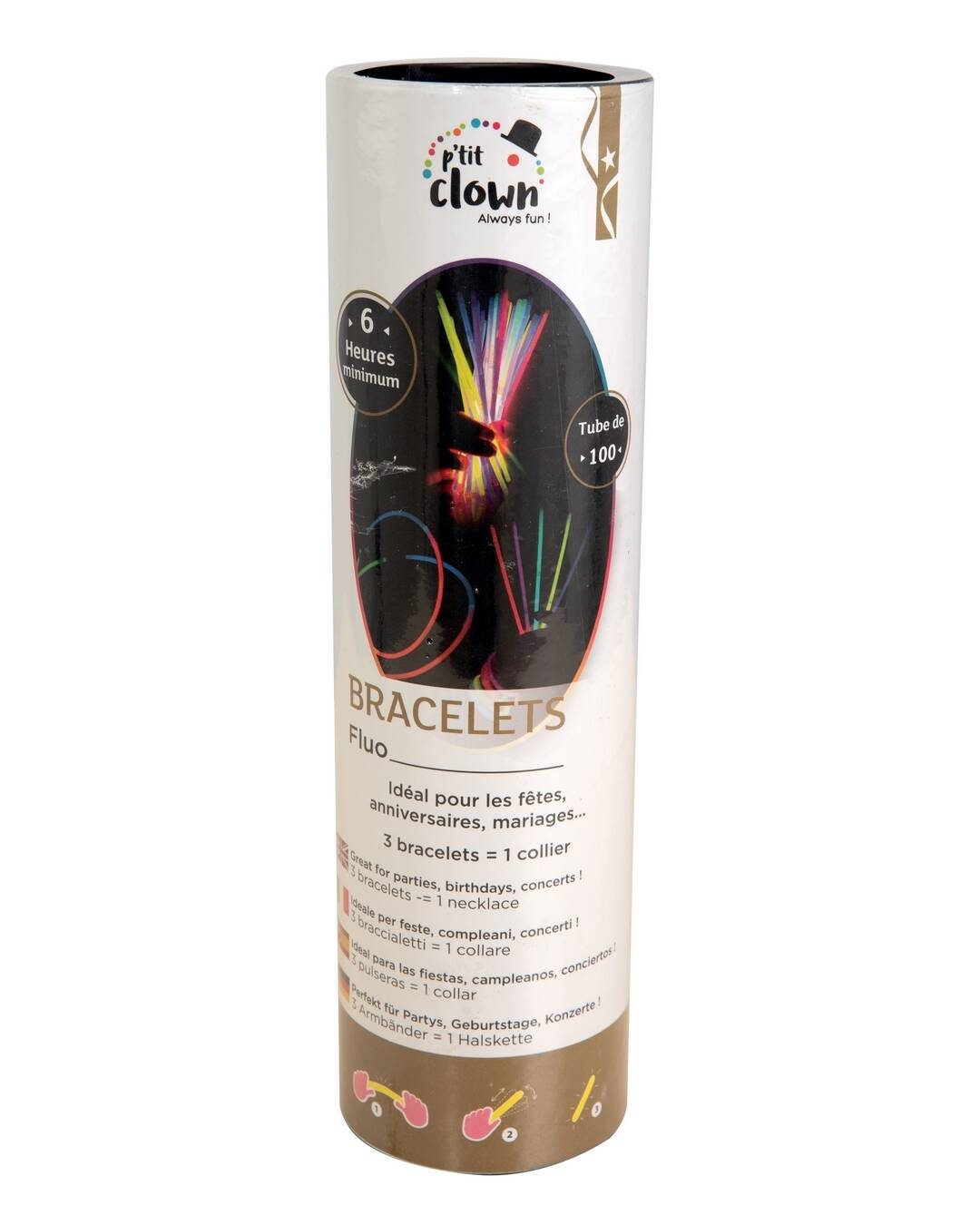 100 fosforescentnih narukvica