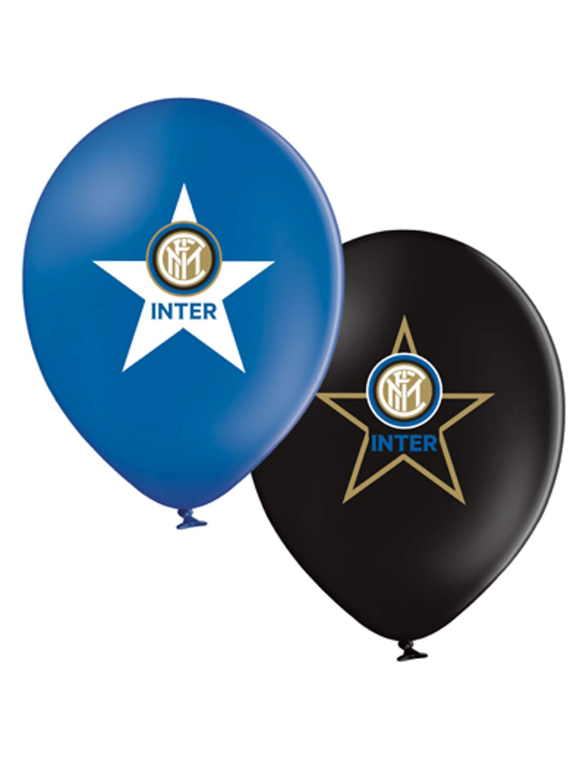 baloni od lateksa Inter Milano za zabavu, plavi i crni s logotipom