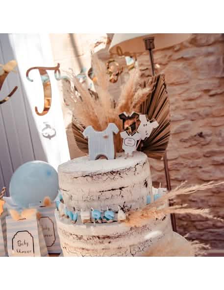 Detalji za čačkalice Petit Trésor za baby shower na torti
