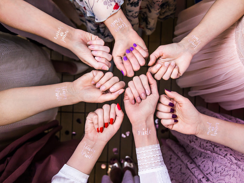 13 Ephemeralnih tetovaža Teat Team Rose Gold Bride