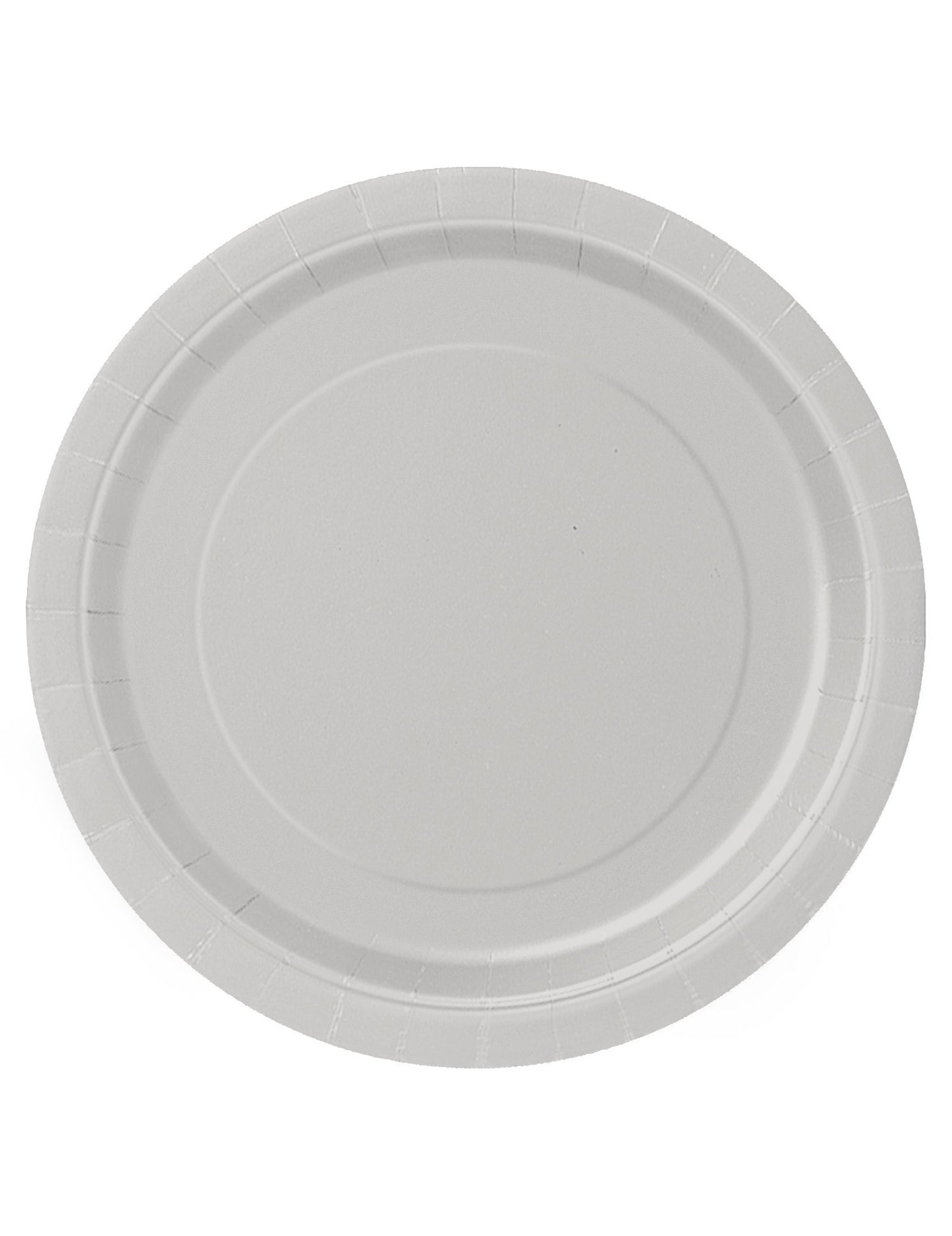 16 srebrnih kartonskih tanjura 23 cm svečane runde