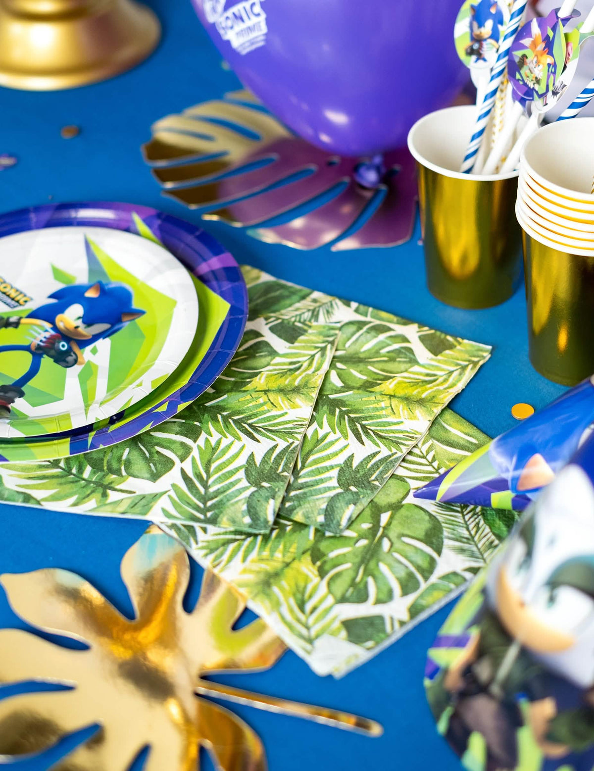 Uređenje papirnatih ubrusa Palm Tropical Luau