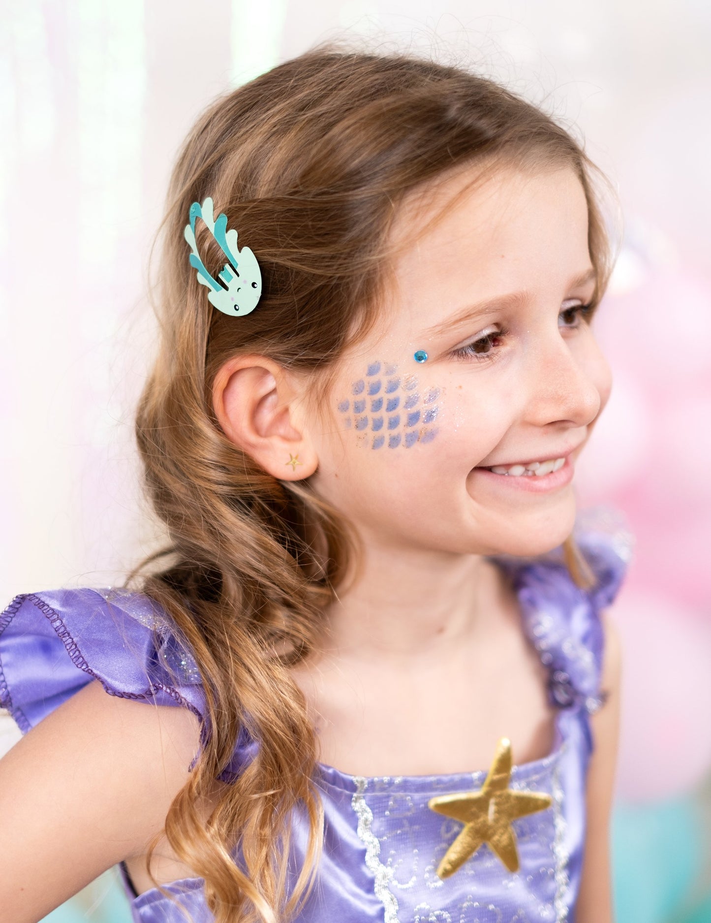 2 Blue Octopus Bar 5,5 cm