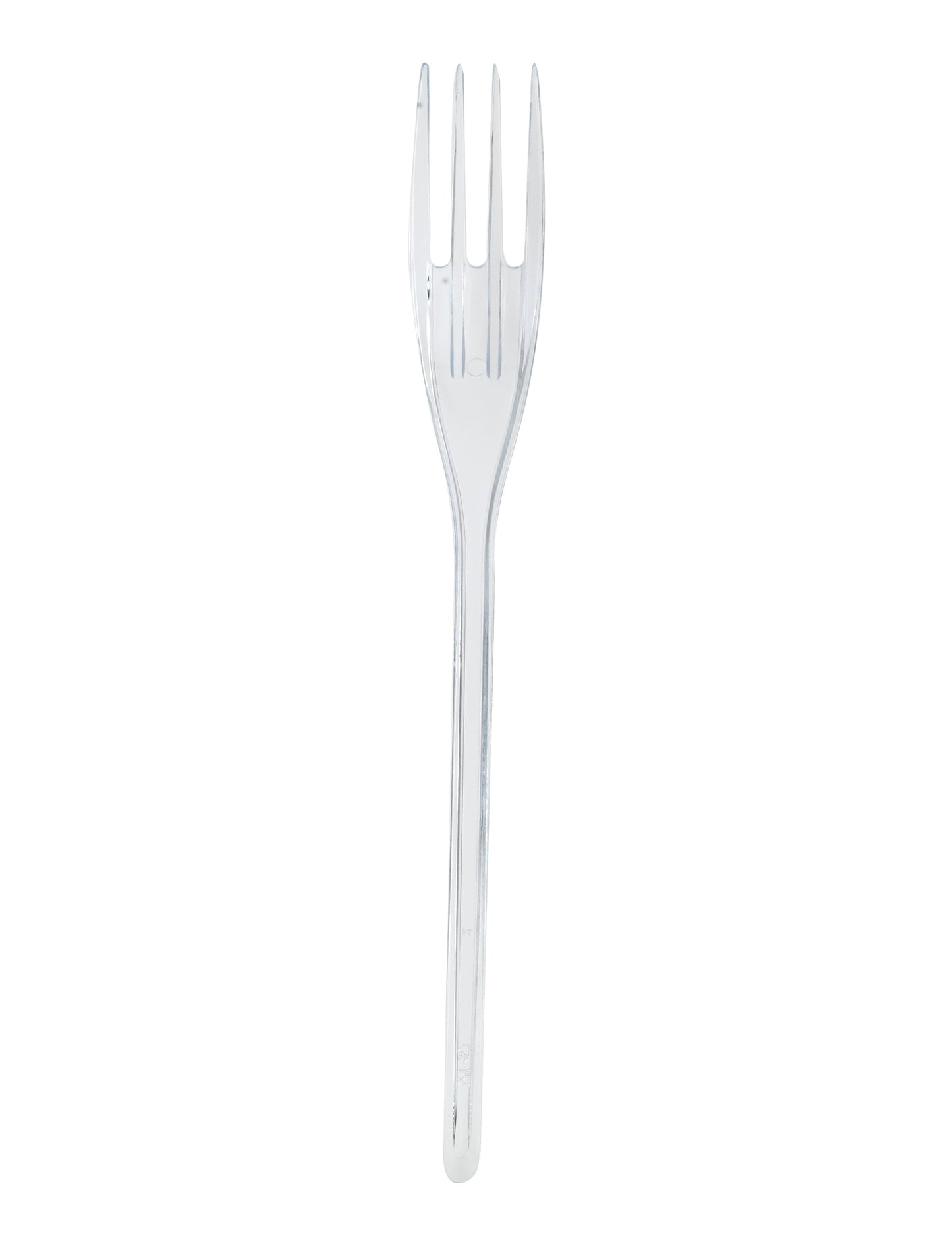 Fourchette pour décoration de table plastique transparent