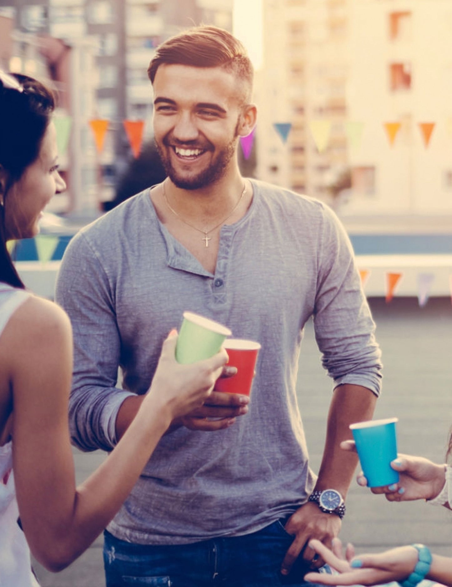 20 američkih pehara crveni karton koji se može reciklirati 25 cl