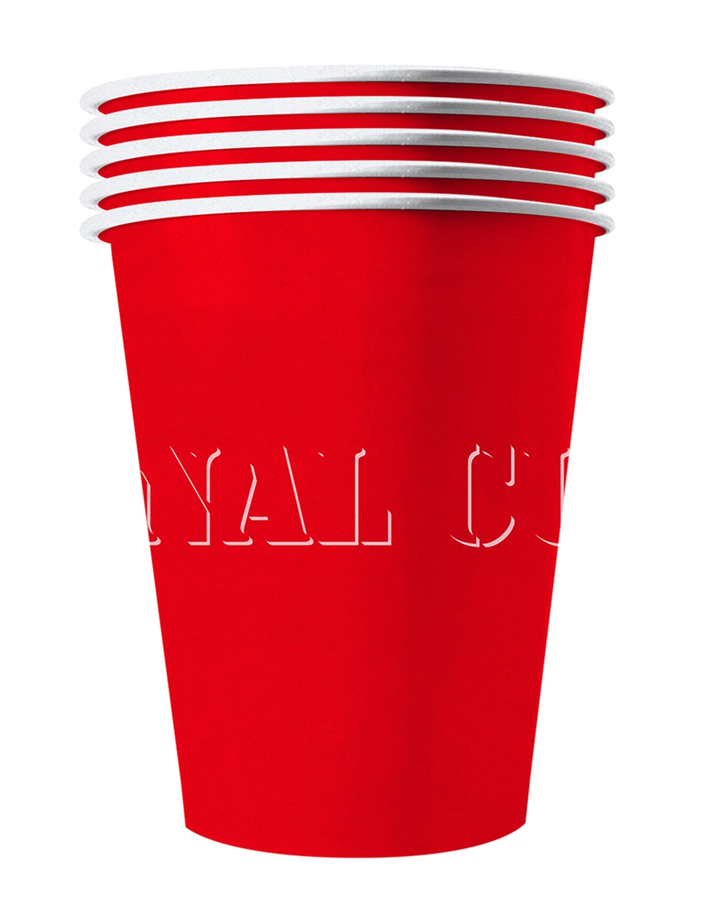 20 američkih pehara crveni karton koji se može reciklirati 25 cl