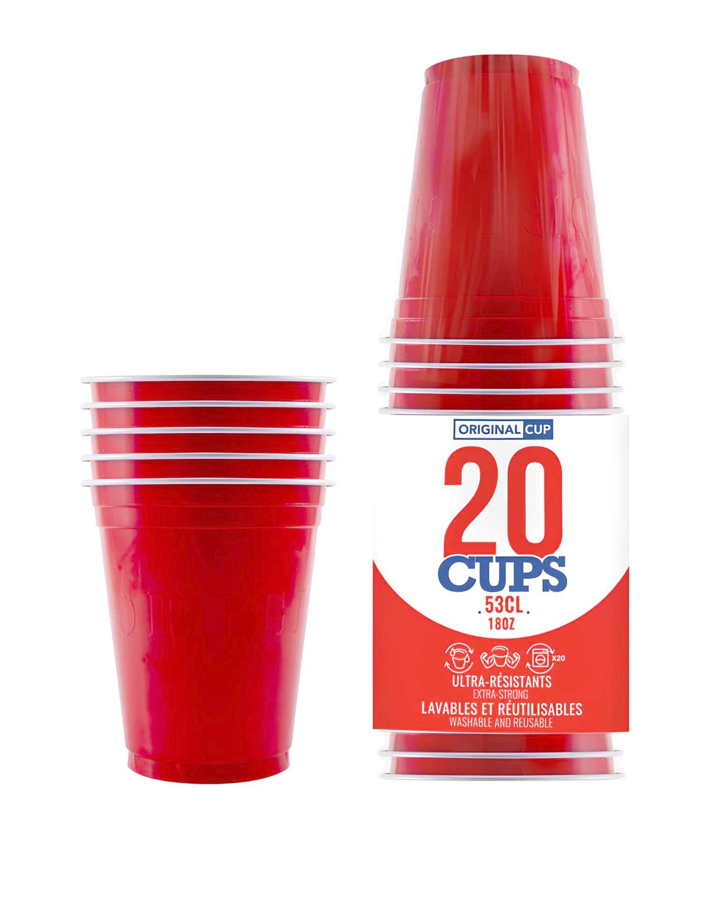 20 američkih crvenih šalica 53Cl