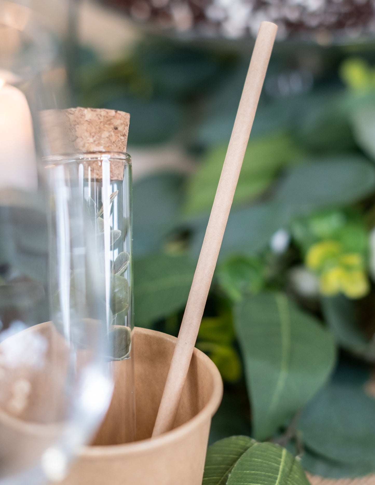 20 Kraft u boji kartonske slamke 20 cm