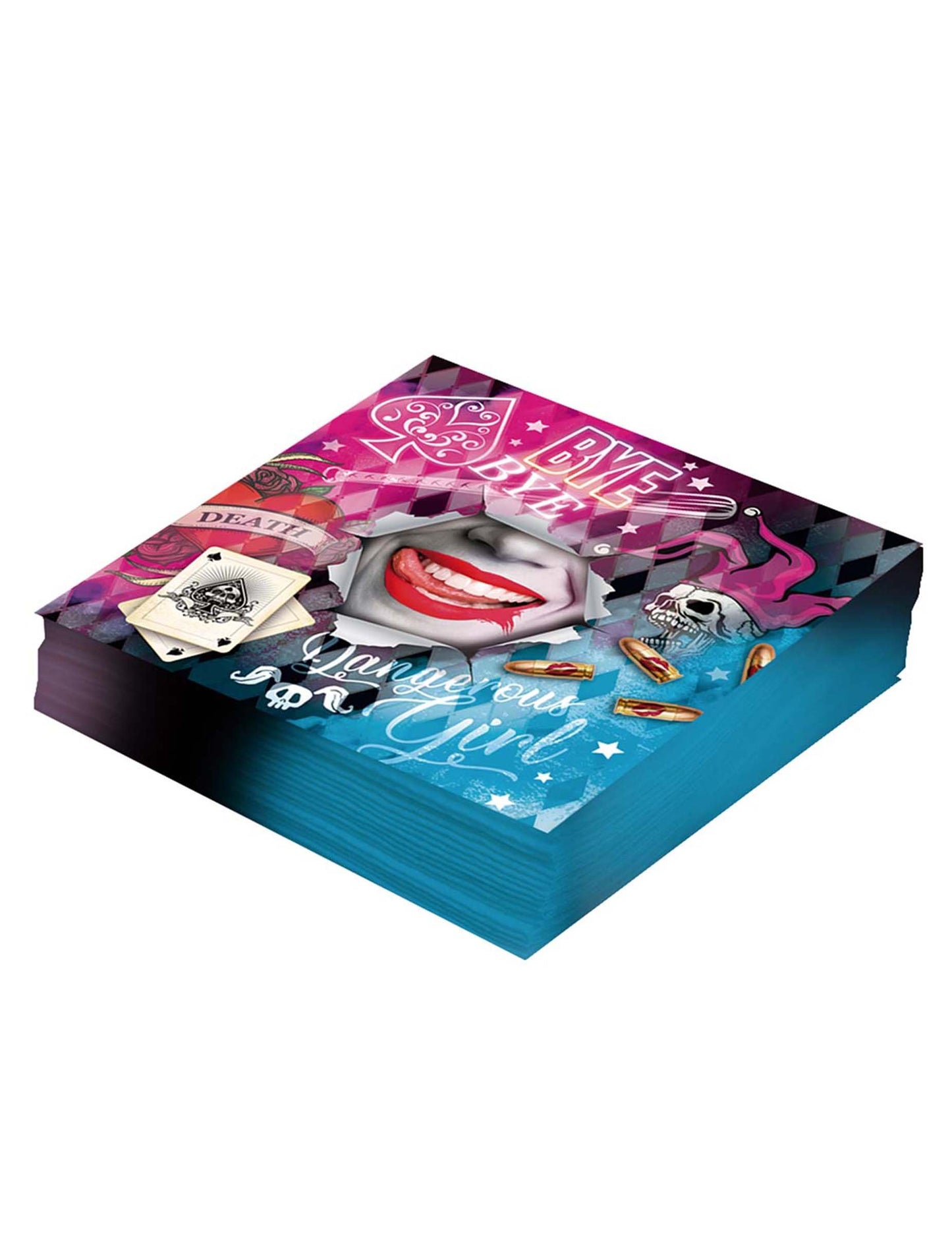 12 ručnika opasna djevojka 16 x 16 cm