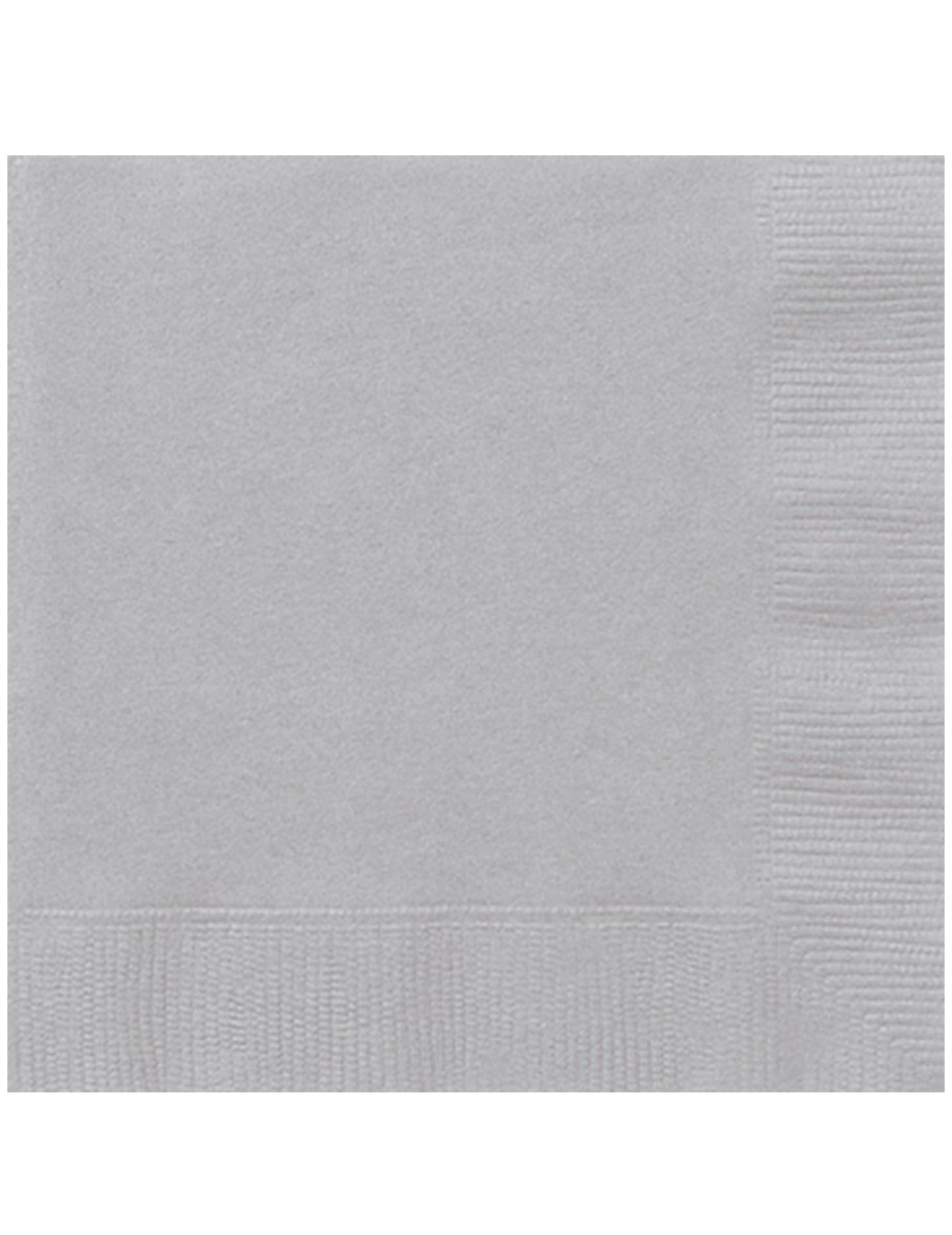 Serviettes en papier pour fête argenté