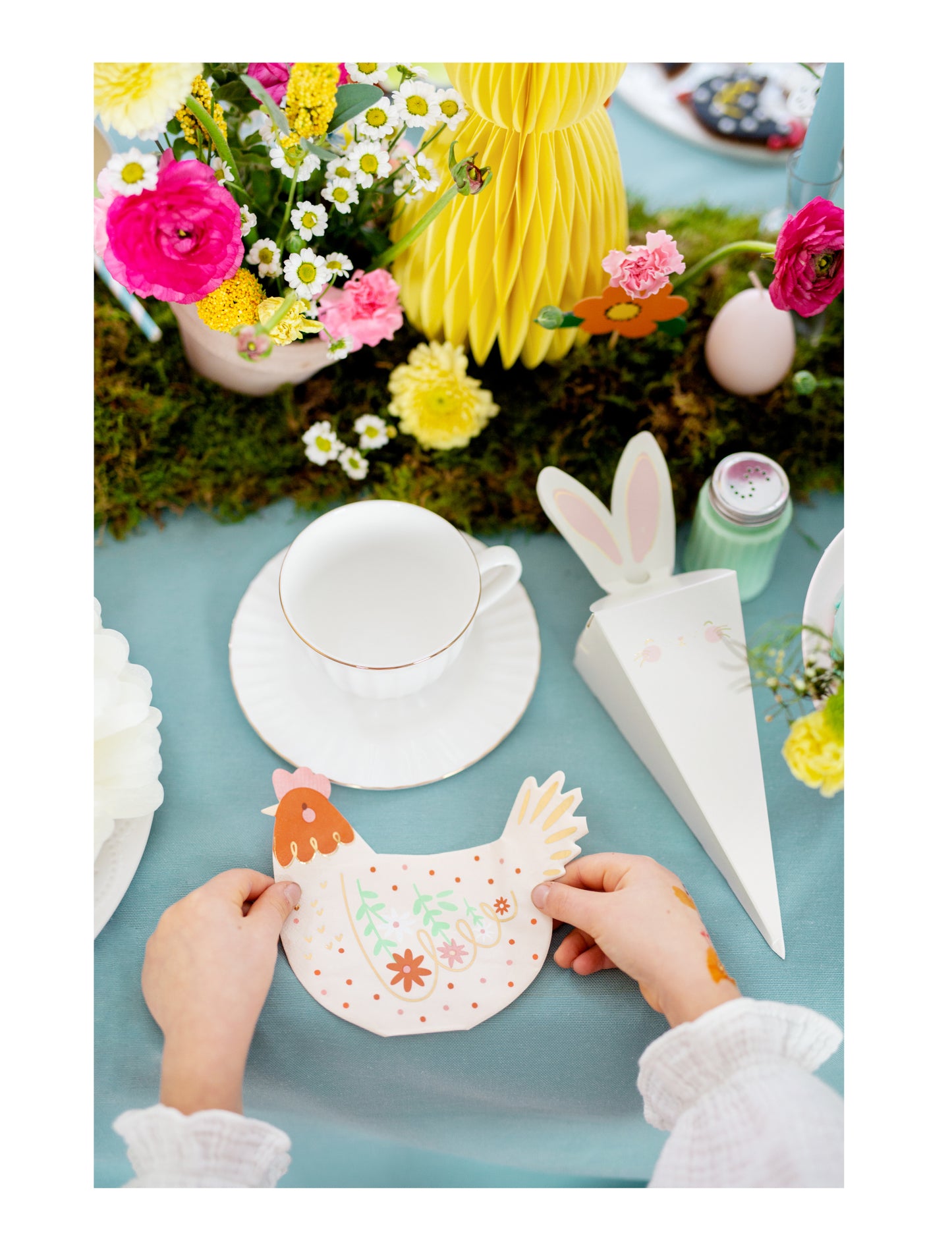 20 uskršnjih pilećih papirnatih ručnika 32 x 26 cm