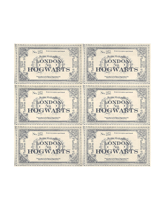 20 Salveta Harry Potter™ Karta London - Hogwarts 33 x 40 cm