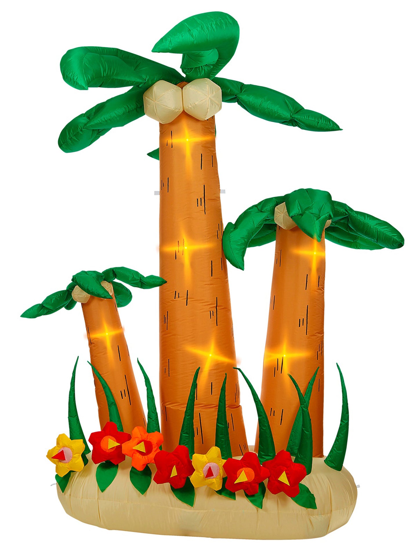 3 svijetle divovske palme na napuhavanje 240 cm