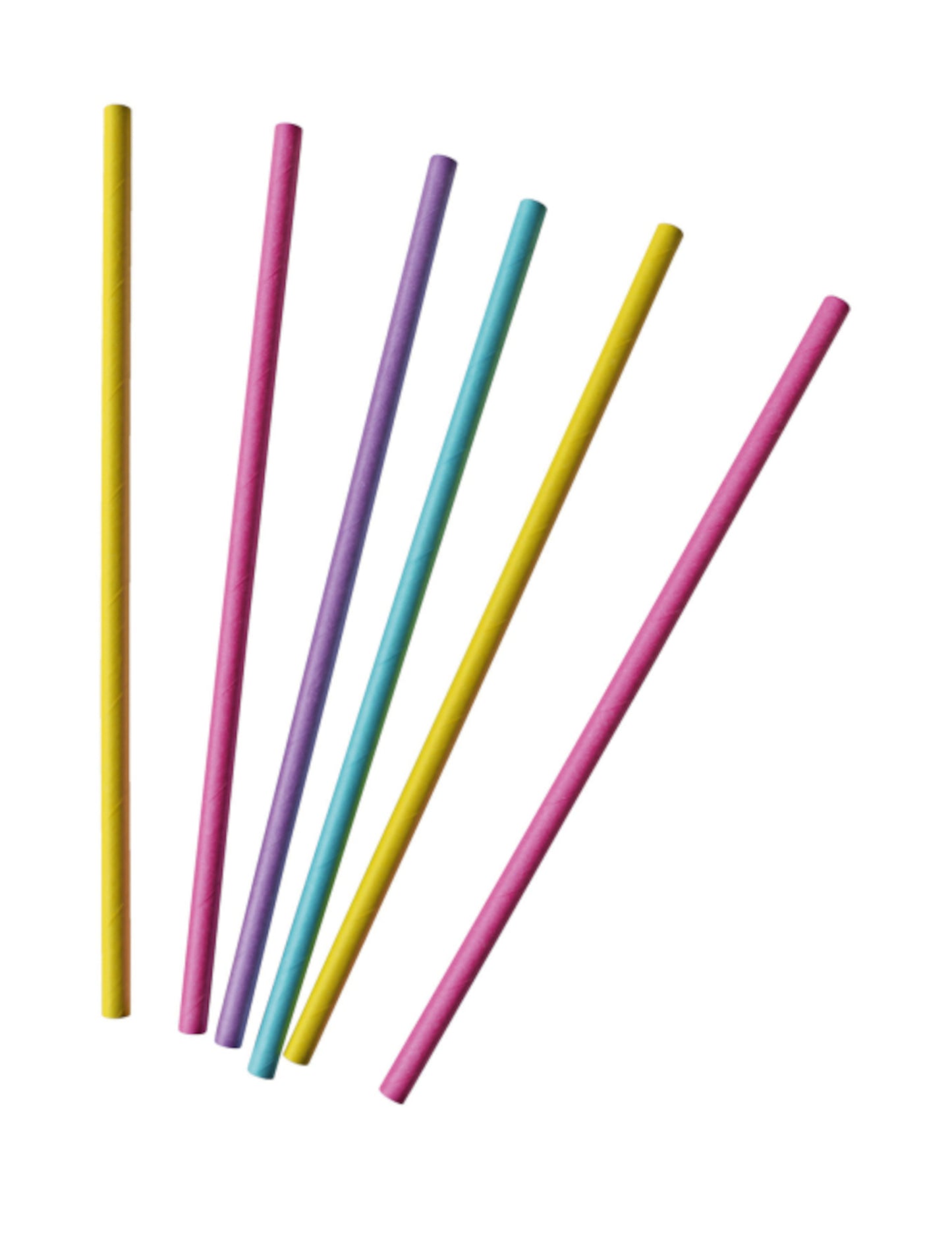 30 kartonskih slamki neonskih boja 19,7 cm podudaranje