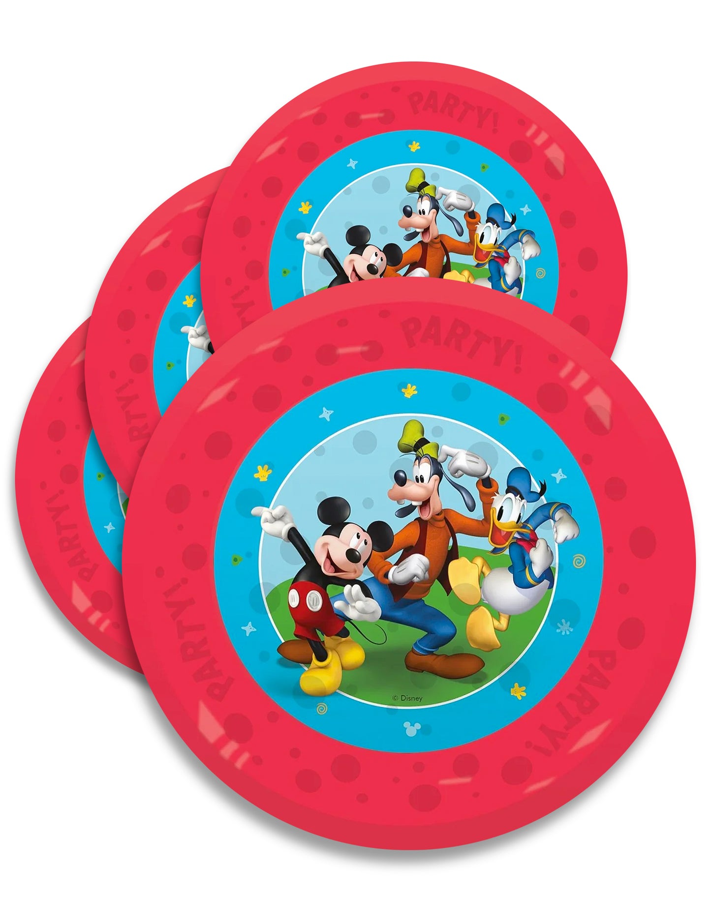 4 Mickey™ tanjura za višekratnu upotrebu 21 cm