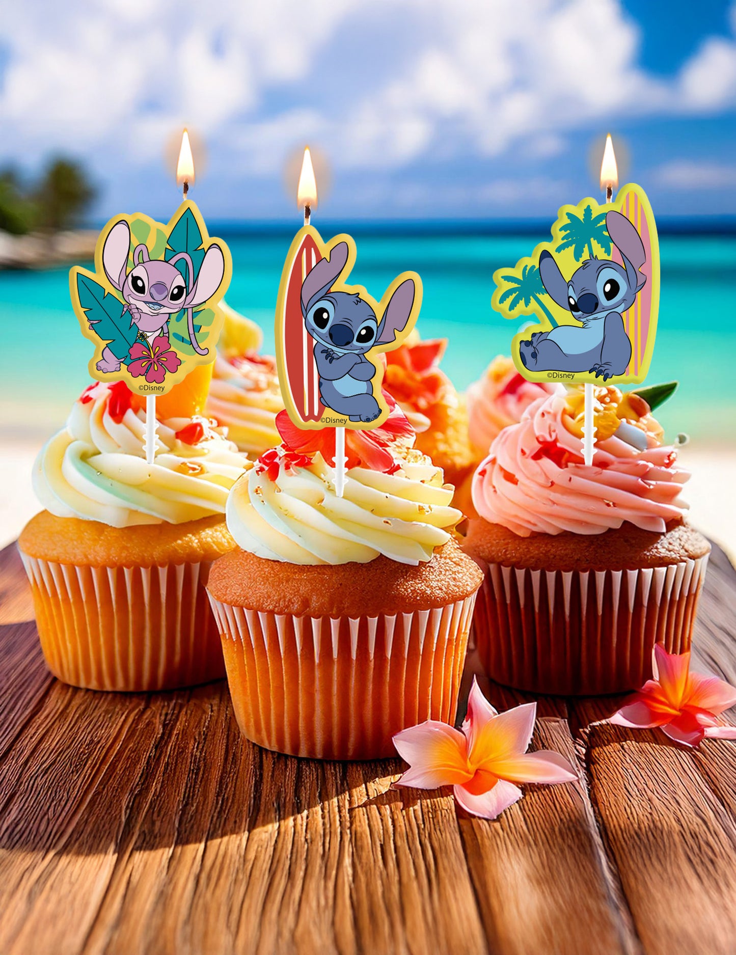 4 Stitch8.5 rođendanske svijeće cm