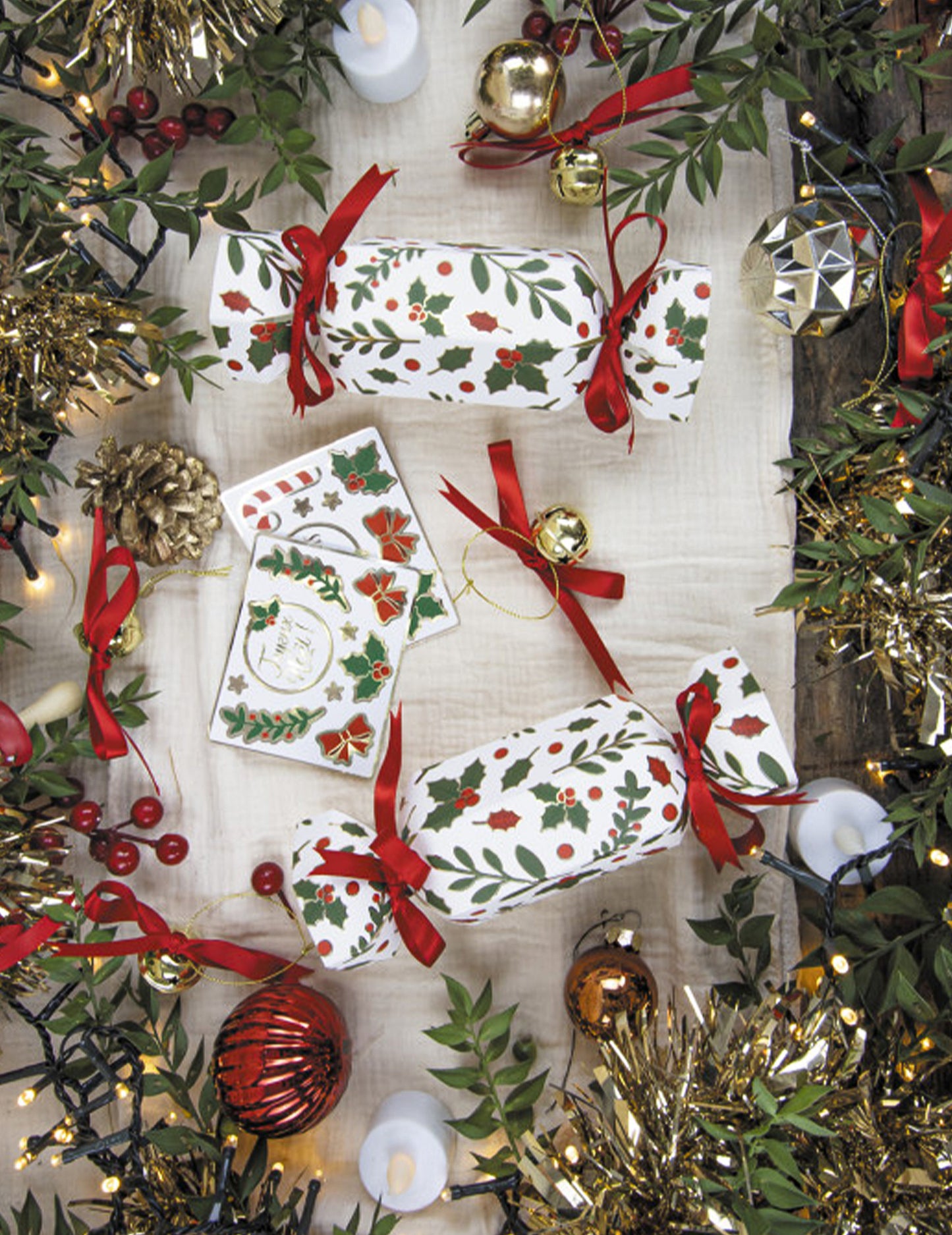 5 malih blagdanskih božićnih krekera od božikovine