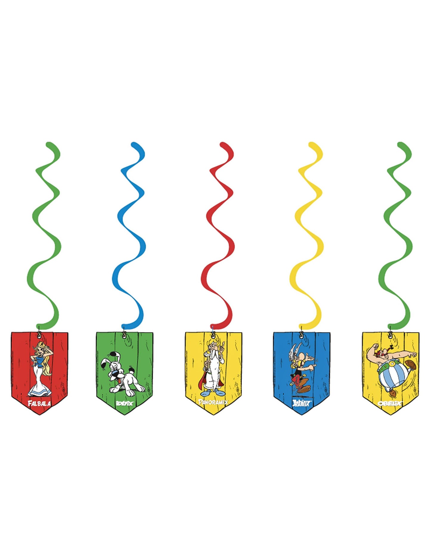 5 spiralnih suspenzija Asterix 60 cm