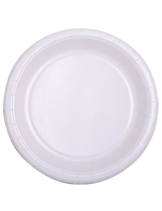 50 malih bijelih kartonskih ploča 18 cm