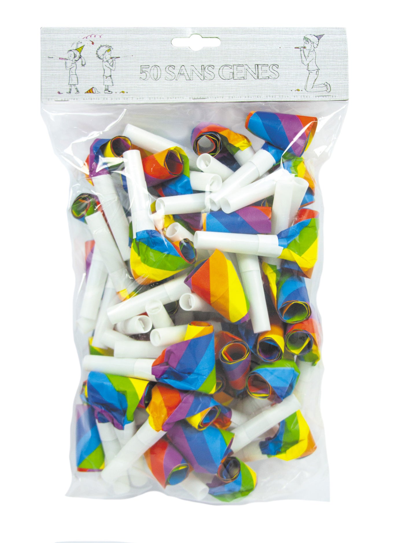 50 raznobojnih natikača