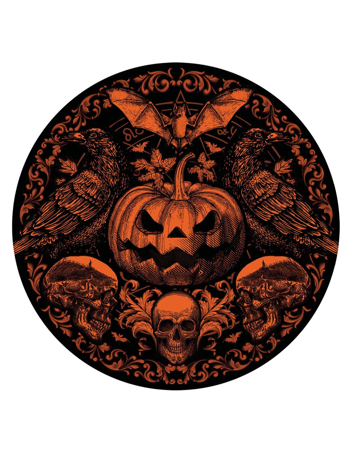 6 ploče gotičkih bundeva 23 cm