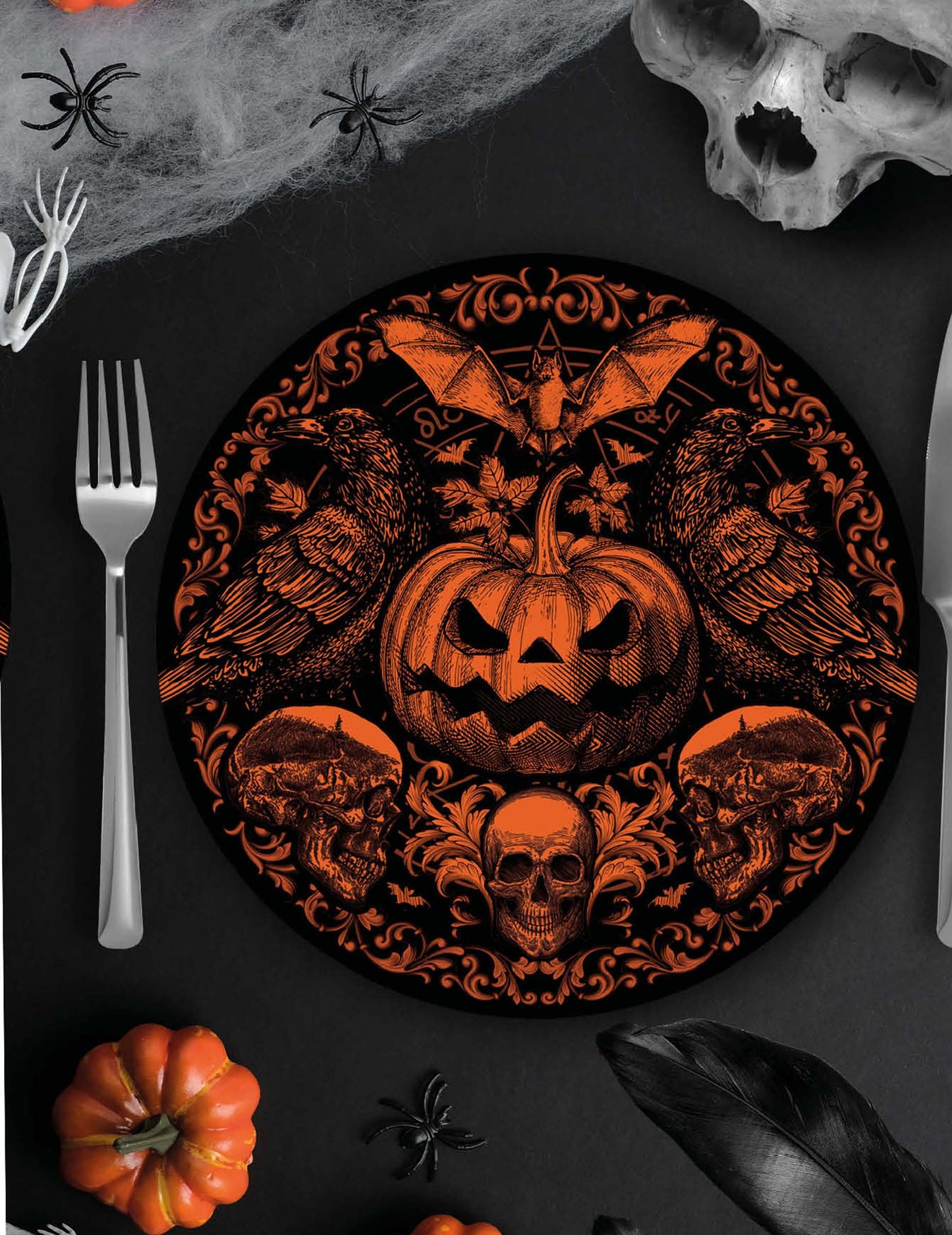 6 ploče gotičkih bundeva 23 cm