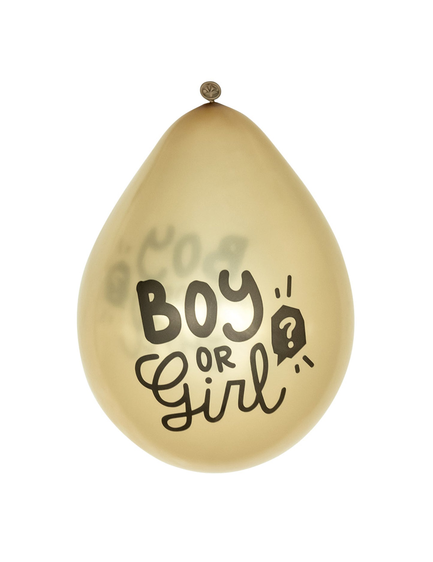 6 zlatnih lateks balona (za dječake ili djevojčice) cm za otkrivanje spola