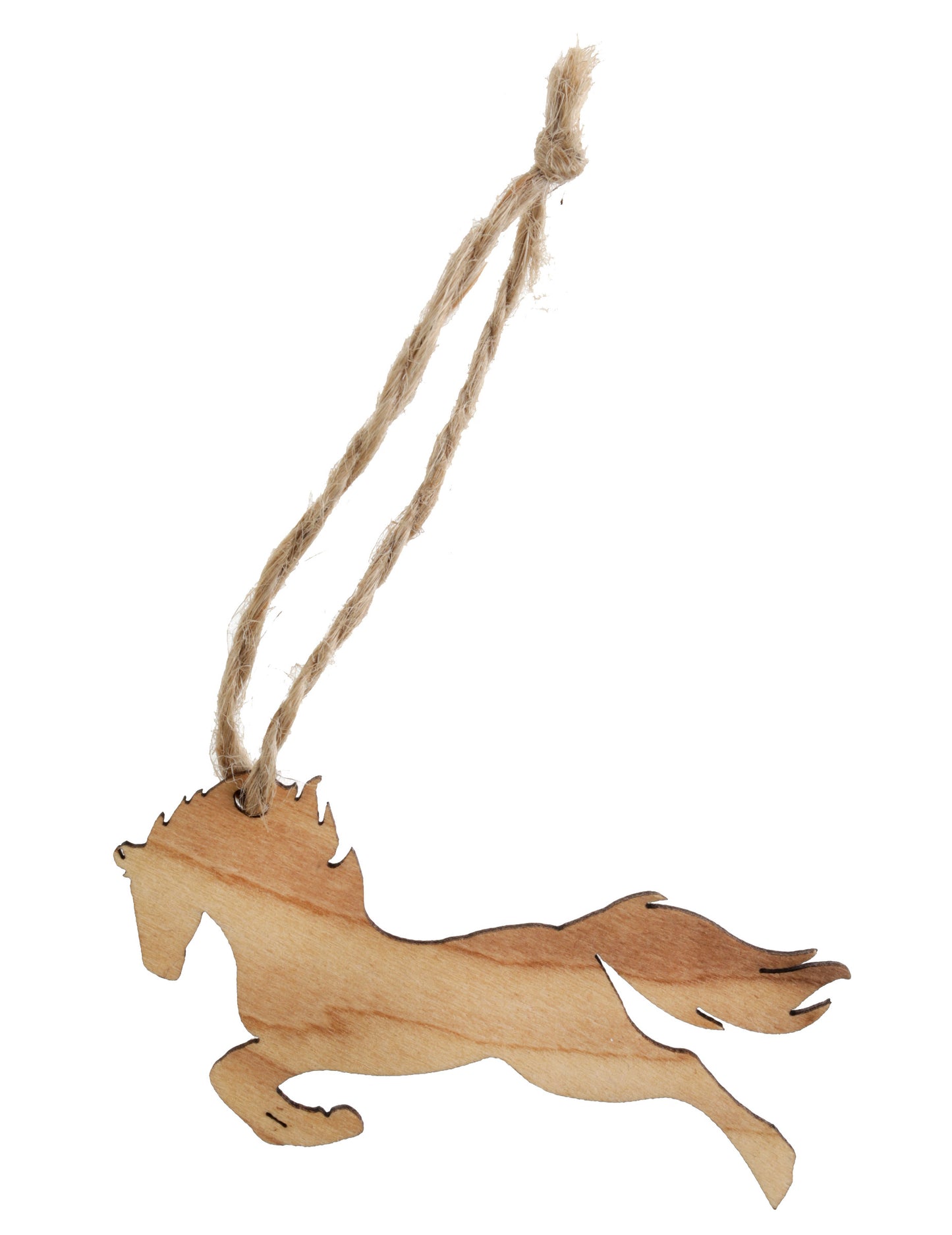 6 držača za kartice u obliku konja s uzicom od starog drva 7 x 4,2 cm za rođendan