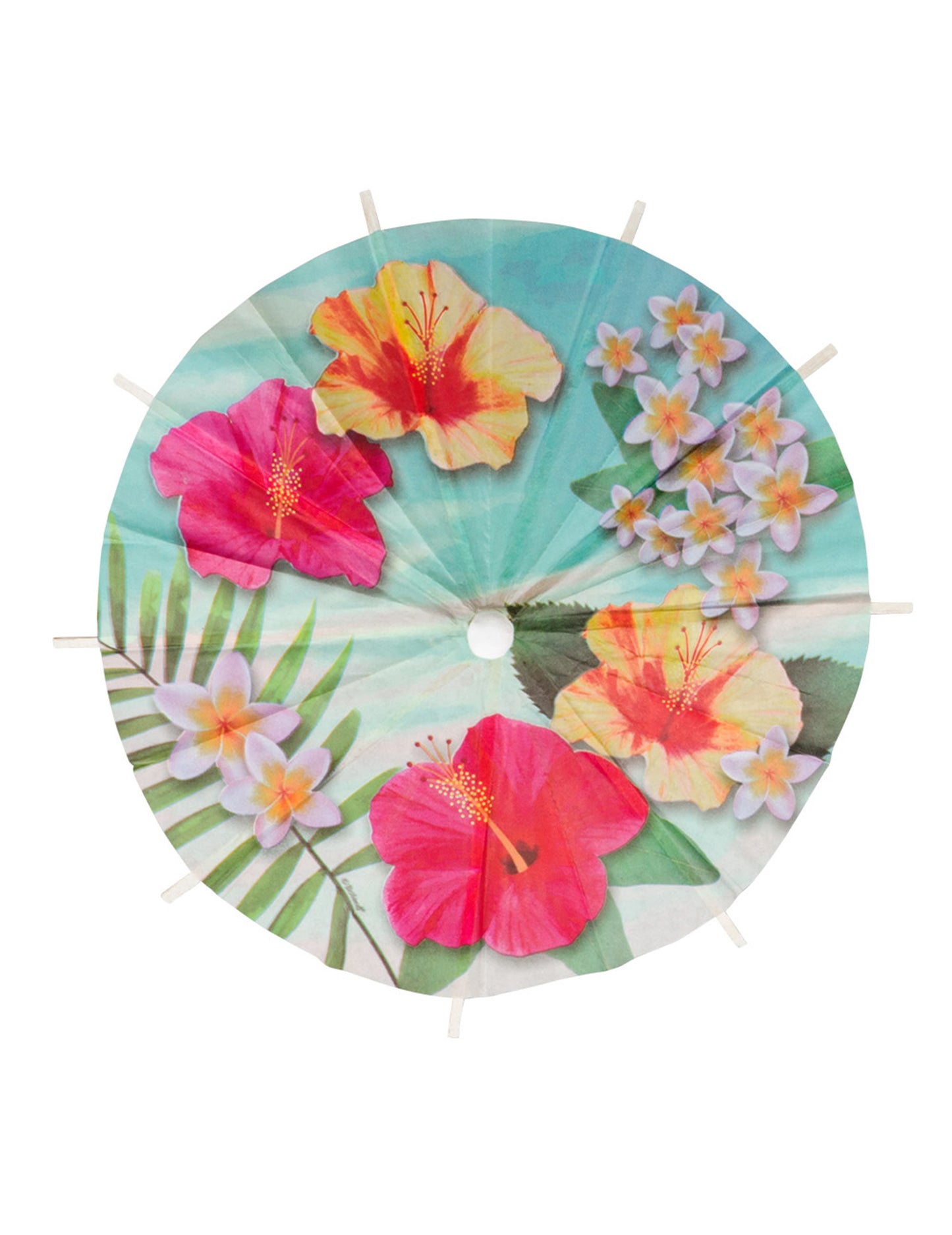 6 koktel suncobrana Hawaii party 18 cm