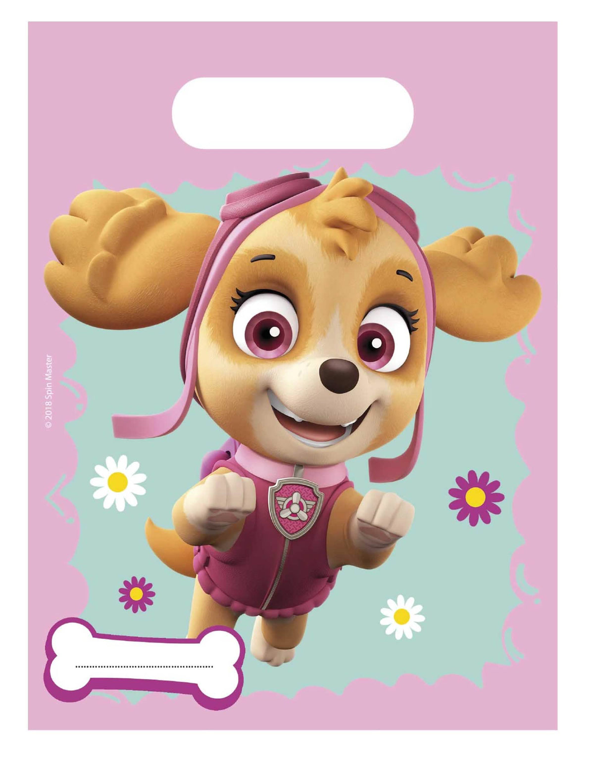 poklon vrećice Paw Patrol Stella i Everest za dijete roza i plava sa Stellom