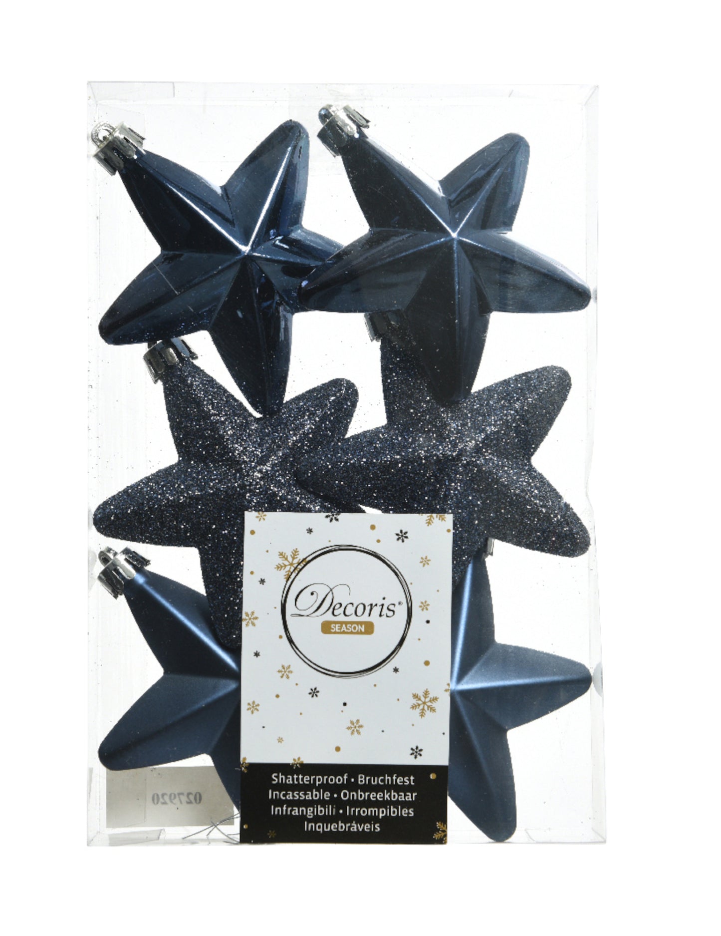 6 ovjesa za plave zvijezde FIR 7,5 cm