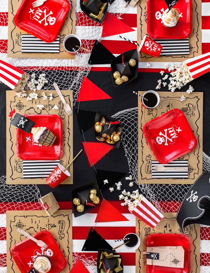 6 Kraft papirnate tablice postavlja 40 x 30 cm kartice za blago