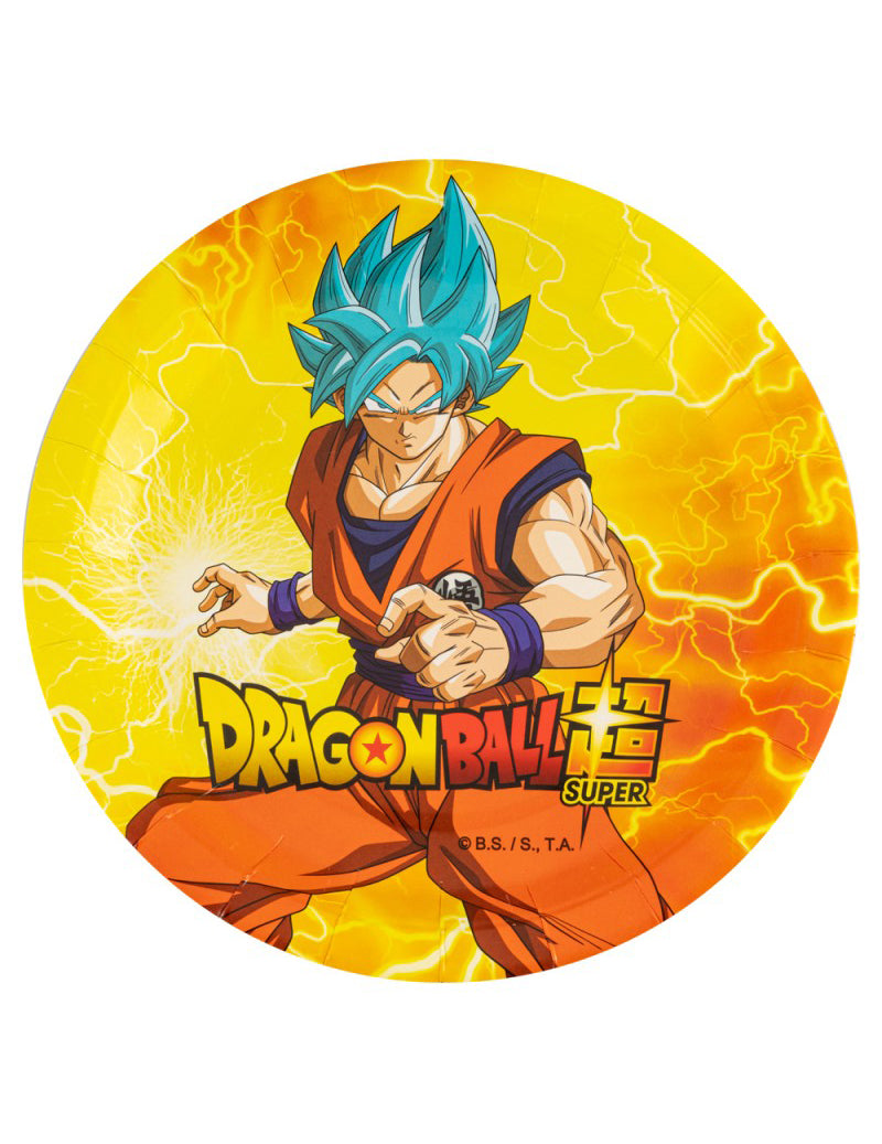 8 kartonskih tanjura Dragon Ball Z™ od 23 cm
