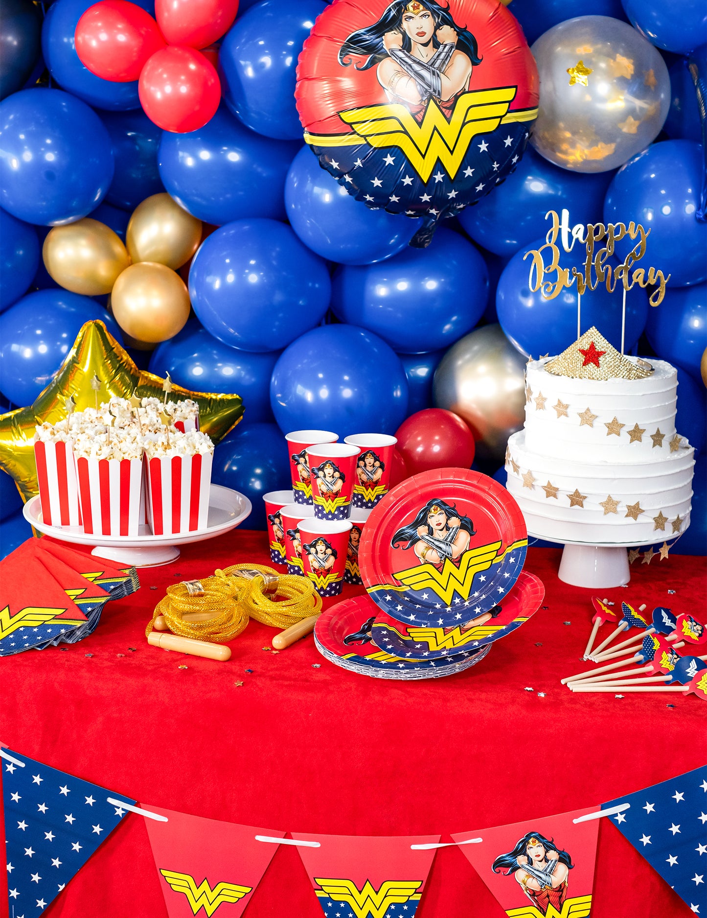 8 kartonske ploče Wonder Woman 23 cm