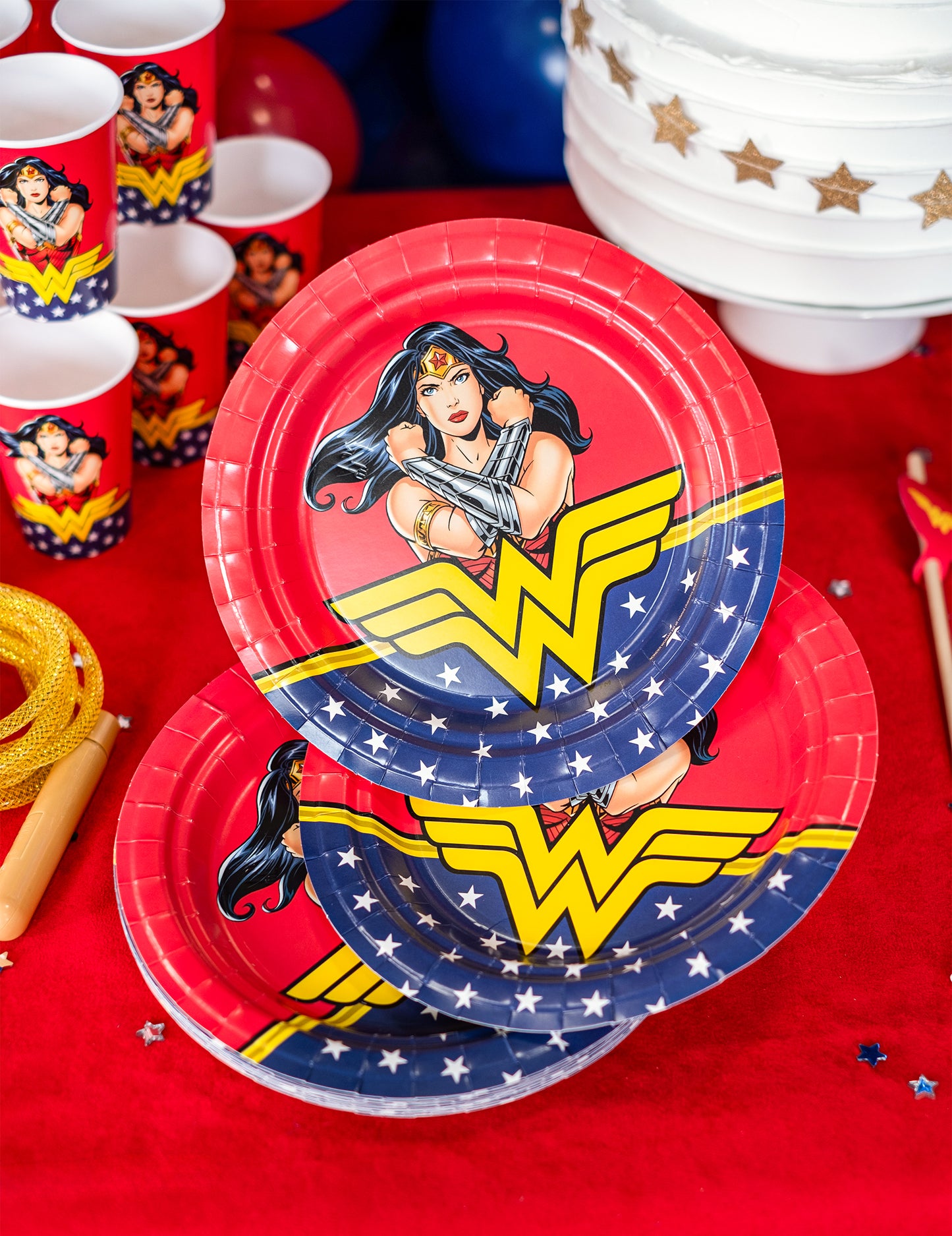 8 kartonske ploče Wonder Woman 23 cm