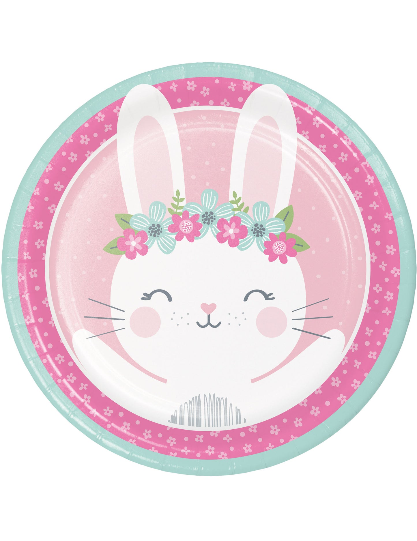 8 kartonske ploče ružičaste zečeve 23 cm