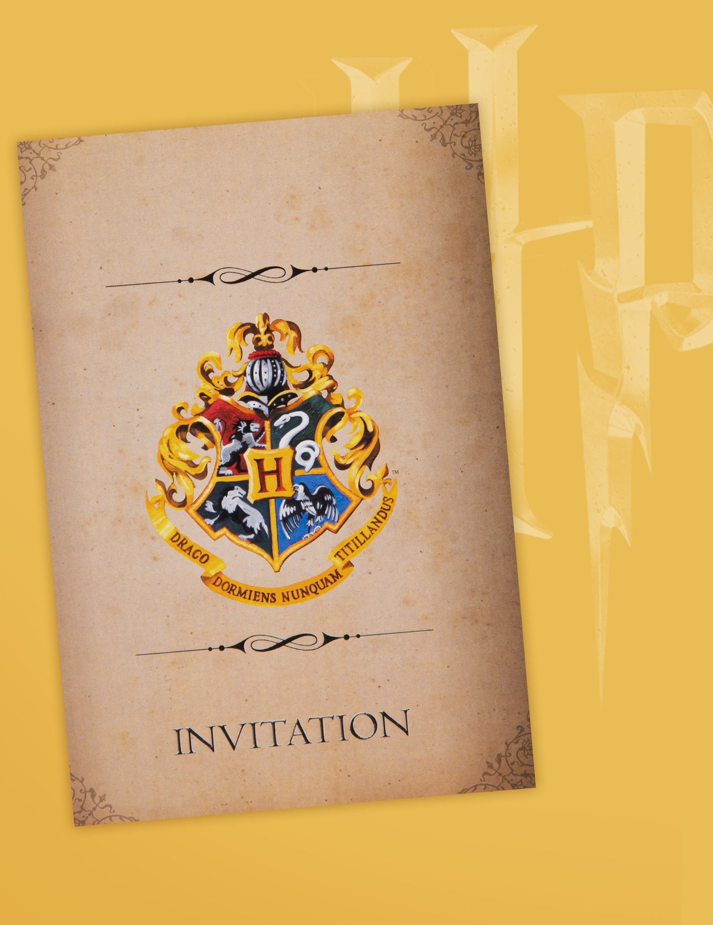 8 Pozivnice s Harry Potter 10x16cm omotnice