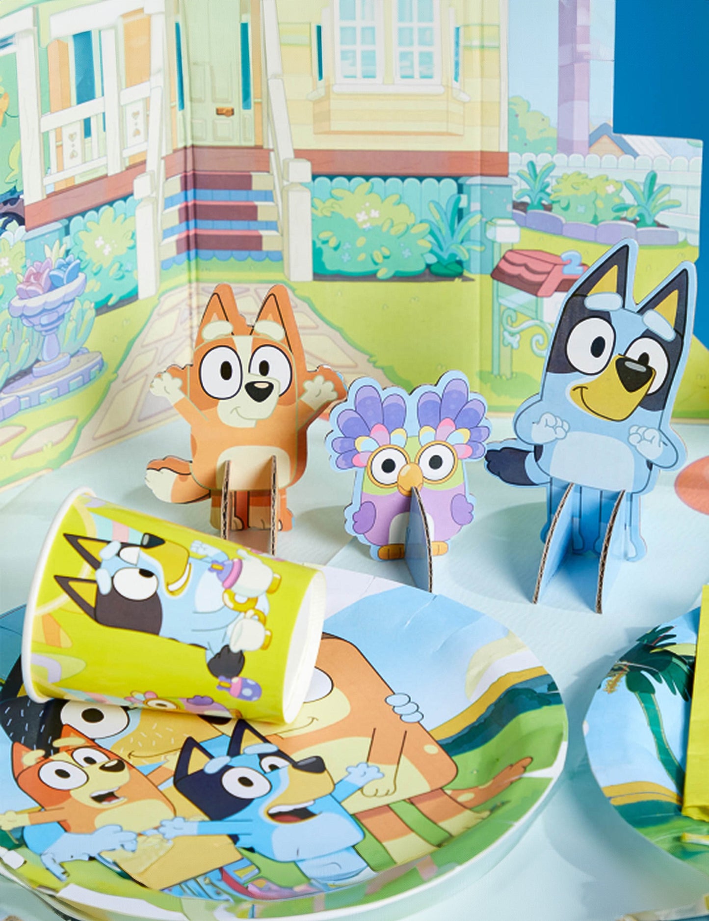 8 kartonskih čaša Bluey™ od 266 ml