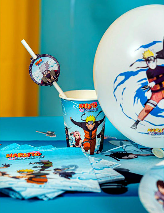8 kartonskih čaša Naruto Shippuden™ 250 ml