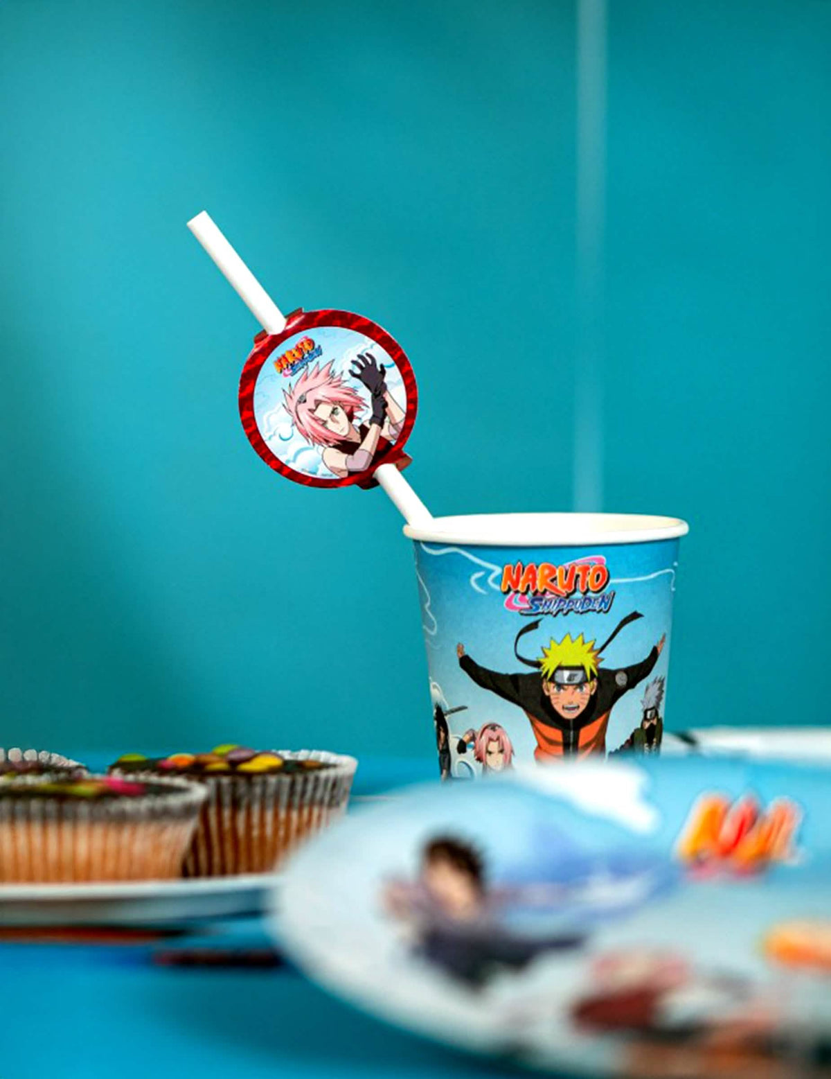 8 kartonskih čaša Naruto Shippuden™ 250 ml