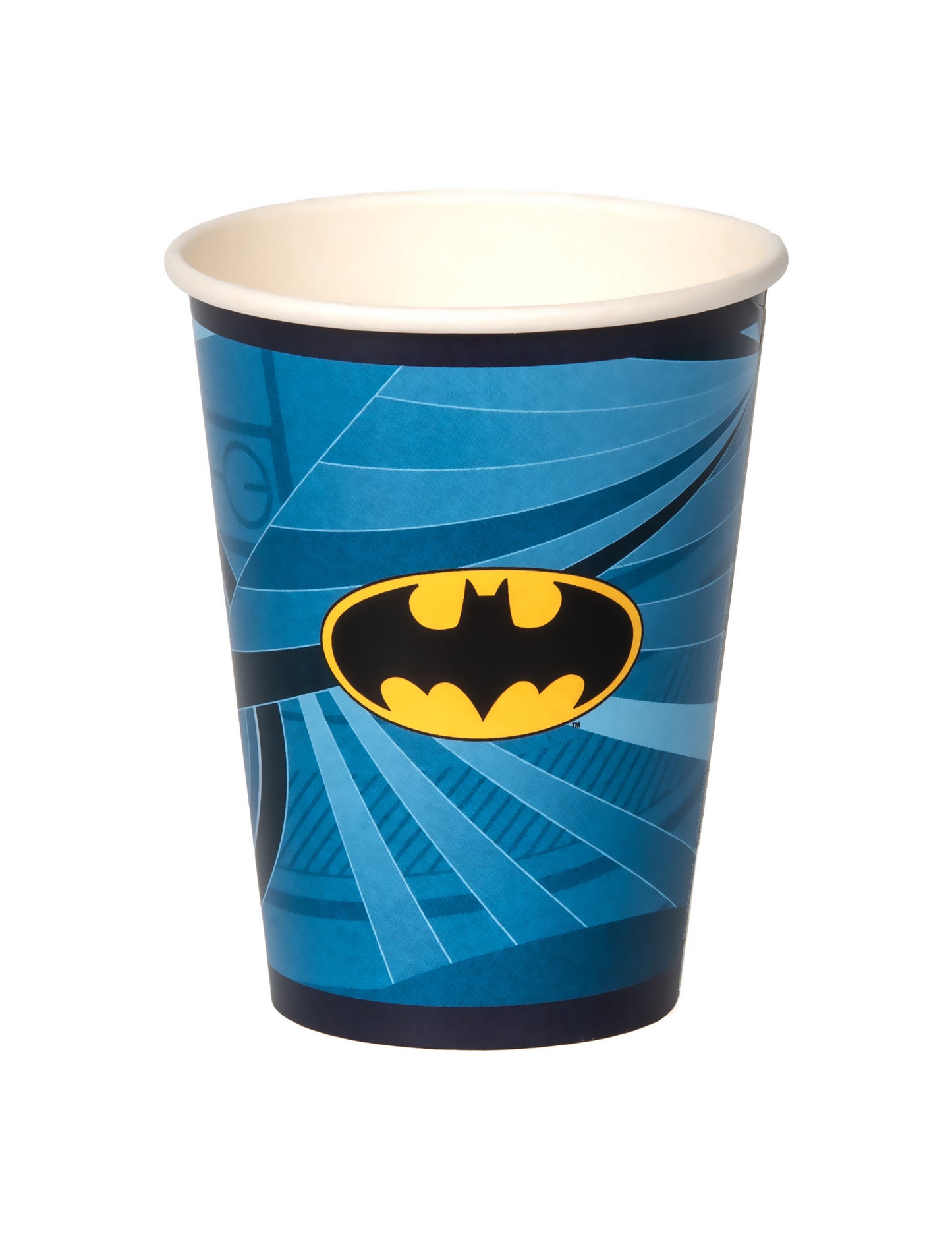 8 Batman Cardboard Cups 210 ml