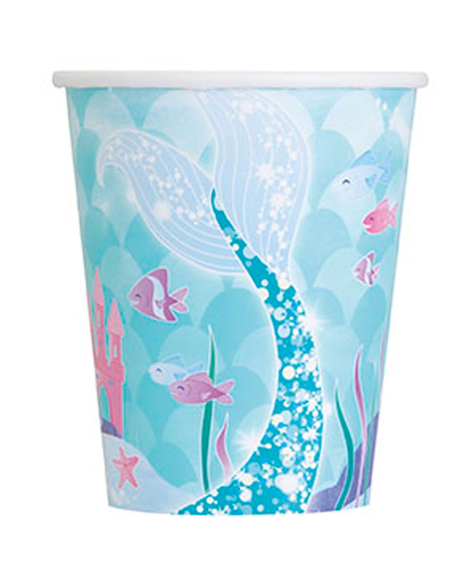 8 Kartonska čaša Pretty Mermaid 270 ml