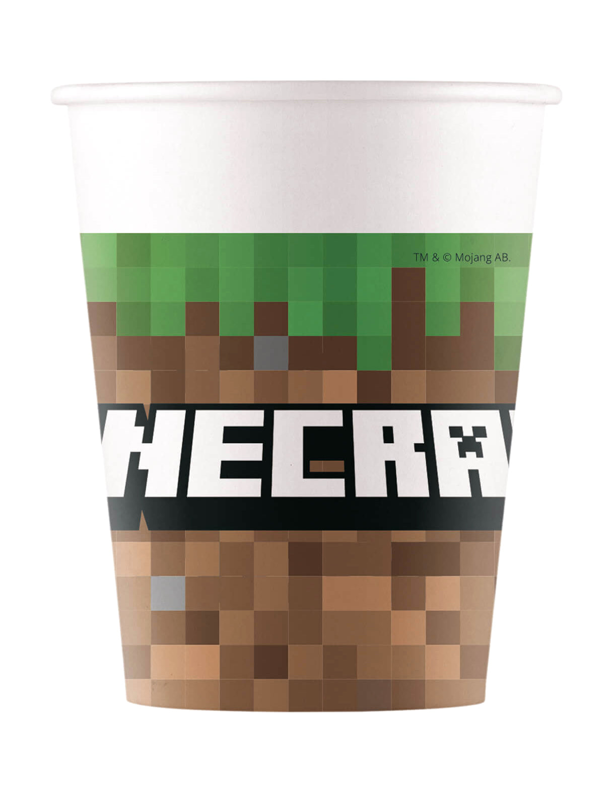 8 papirnatih šalica 200ml Minecraft