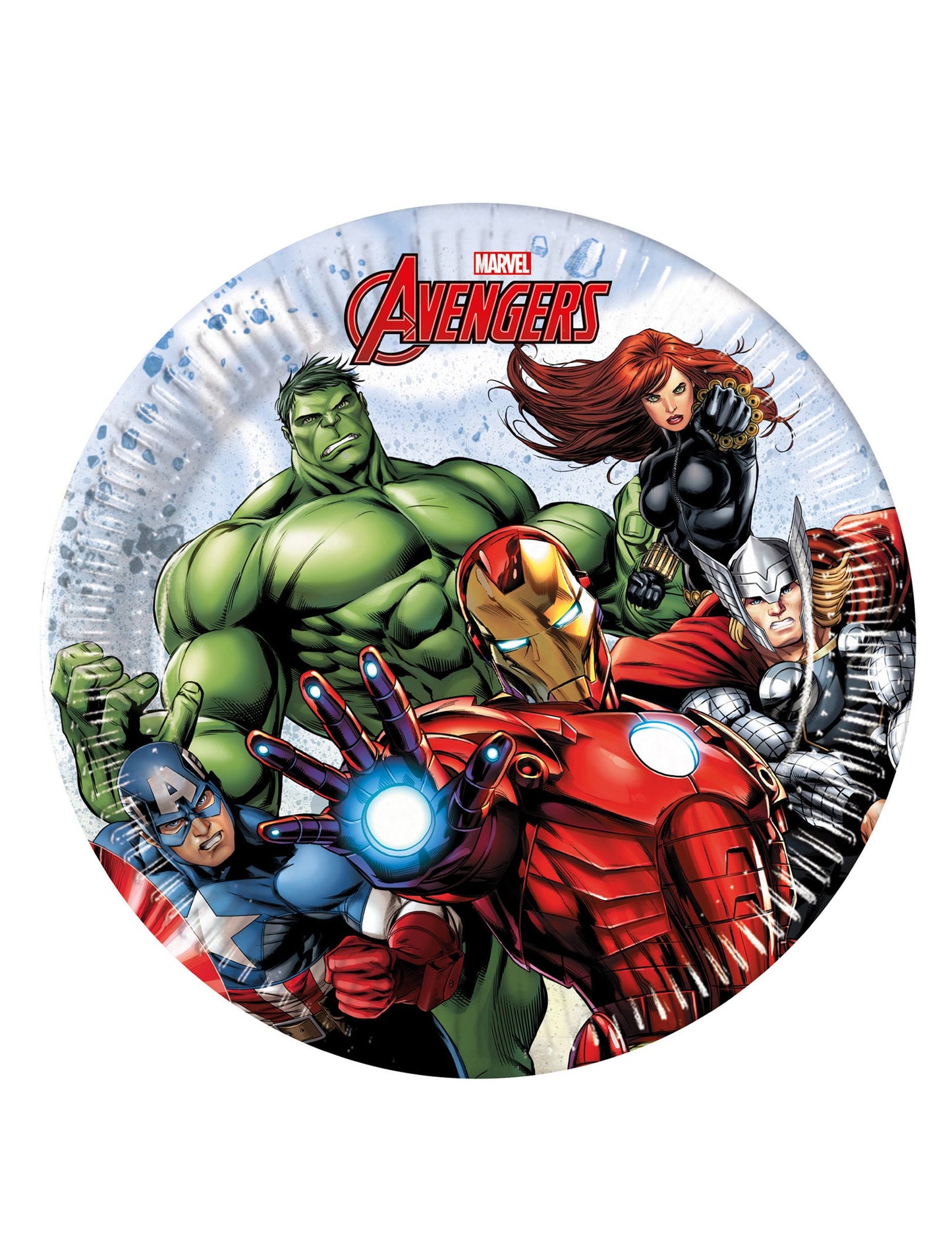 8 papirnatih tanjura Small Avengers Mighty™ 20 cm