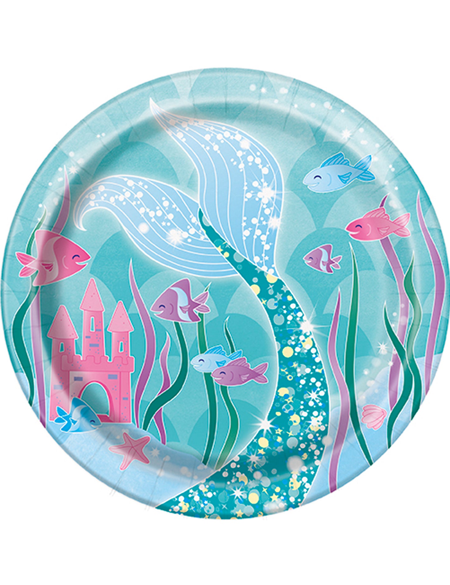 8 malih kartonskih ploča Pretty Mermaid 17,5 cm