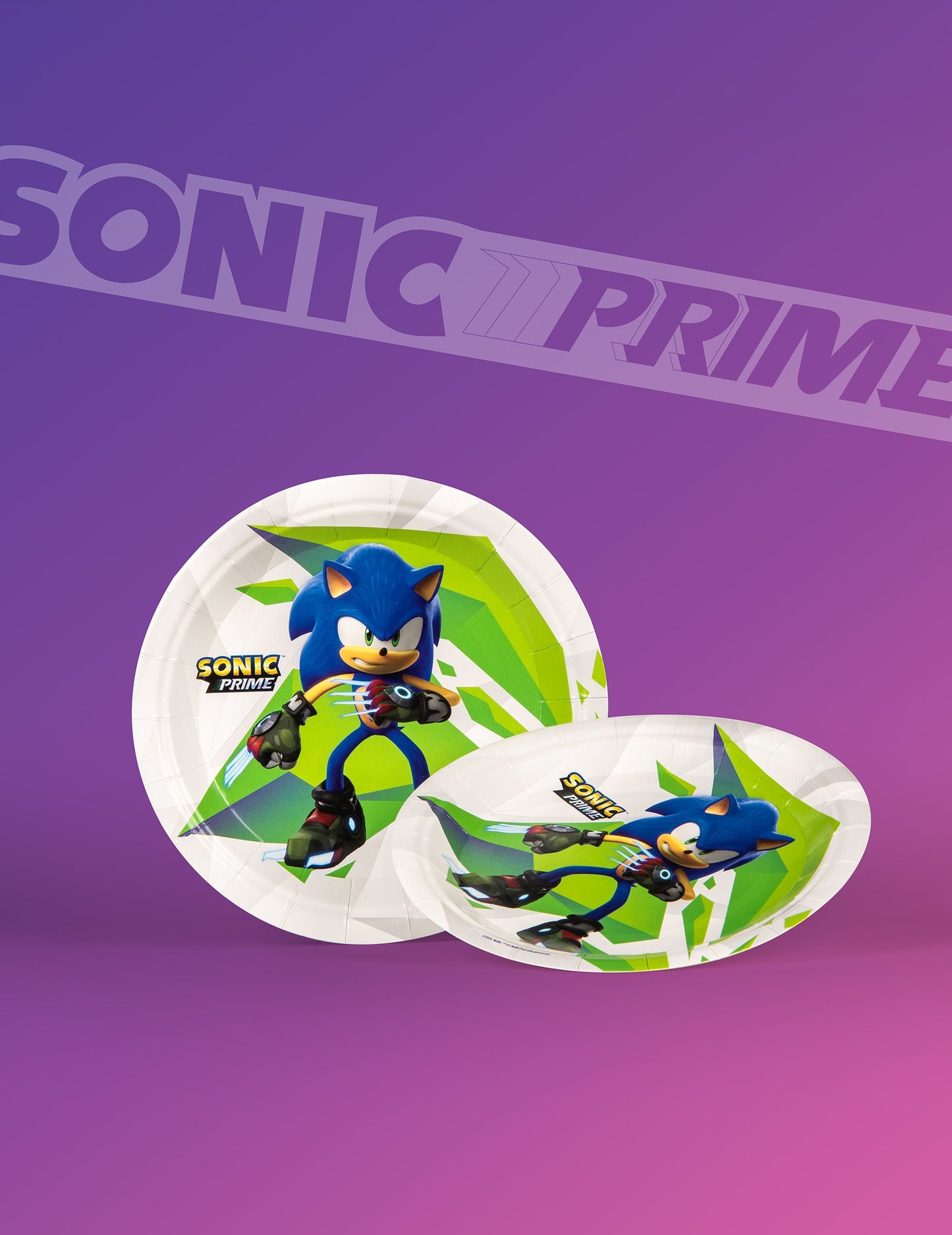 8 malih Sonic Prime 18 cm ploča
